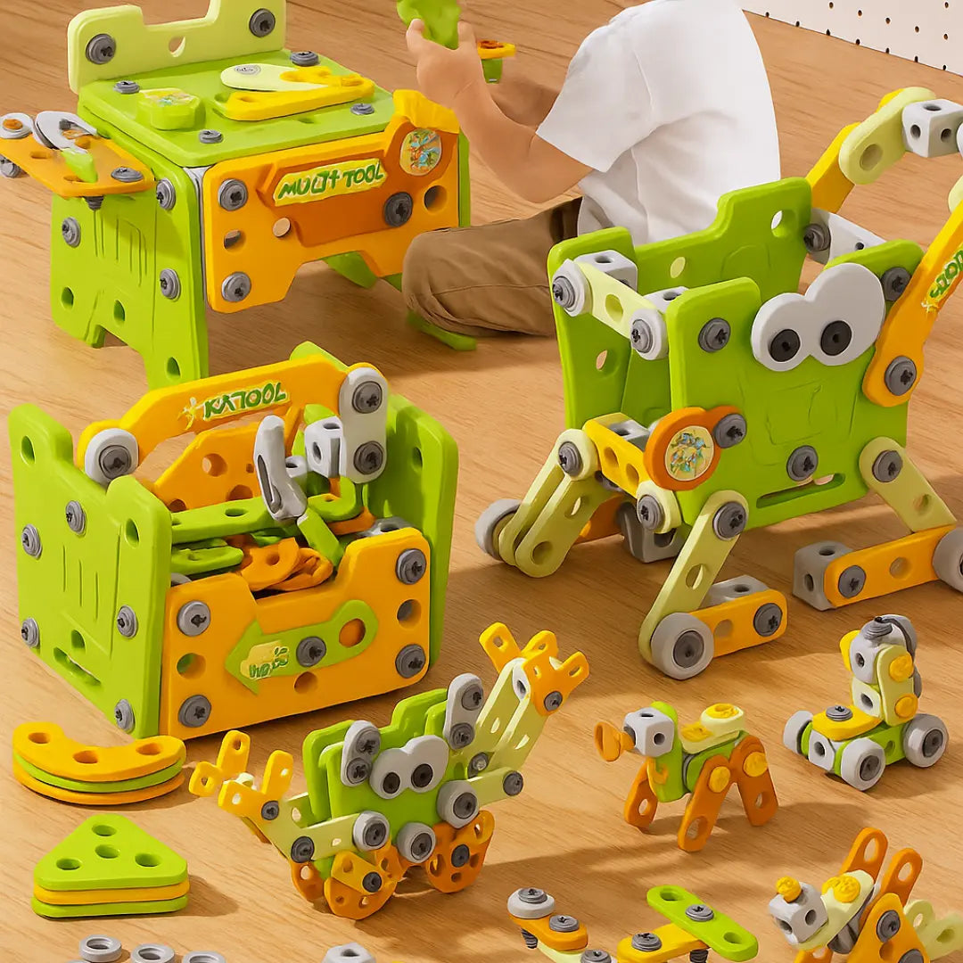 Kit Construtor Kids + Brinde Carrinho Dino