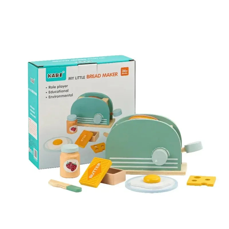 Torradeira de Brinquedo de Madeira para Crianças - Toosly
