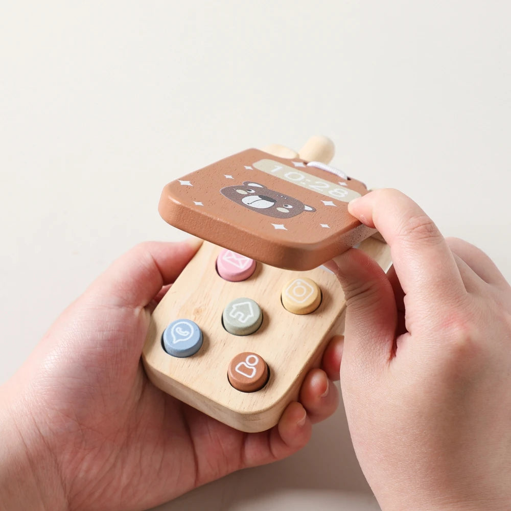 Telefone de Brinquedo Montessori