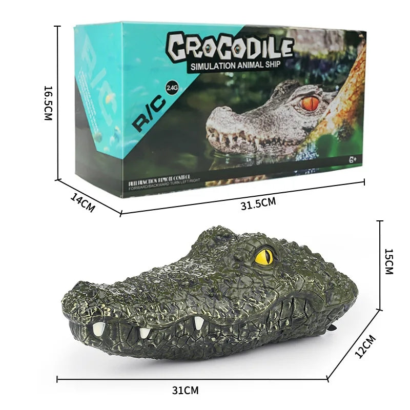 Barco: Cabeça de Crocodilo Realista