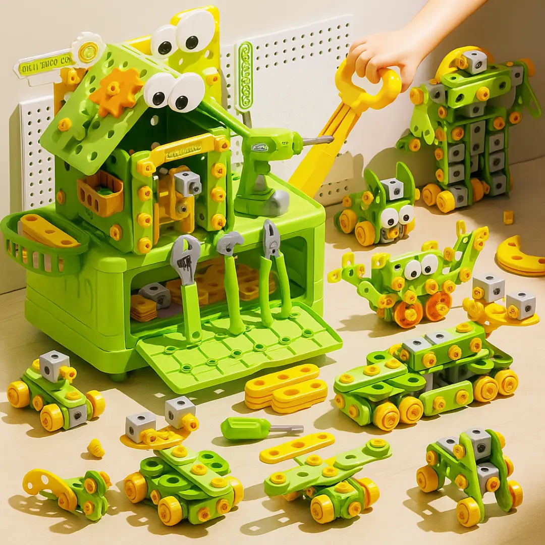 Kit Construtor Kids + Brinde Carrinho Dino