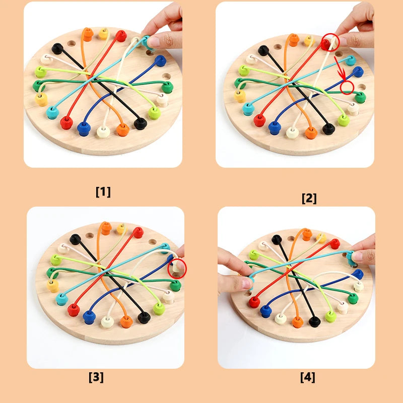 Jogo Sensorial Montessori de Cordas