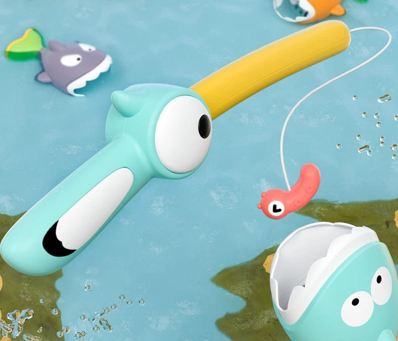 Brinquedo de Banho Interativo - Jogo de Pesca Magnético