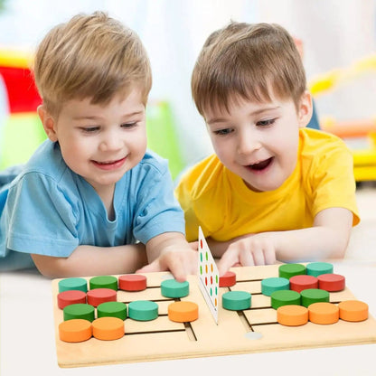 Slide Puzzle de Madeira Montessori