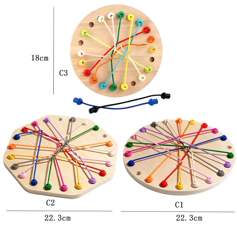 Jogo Sensorial Montessori de Cordas