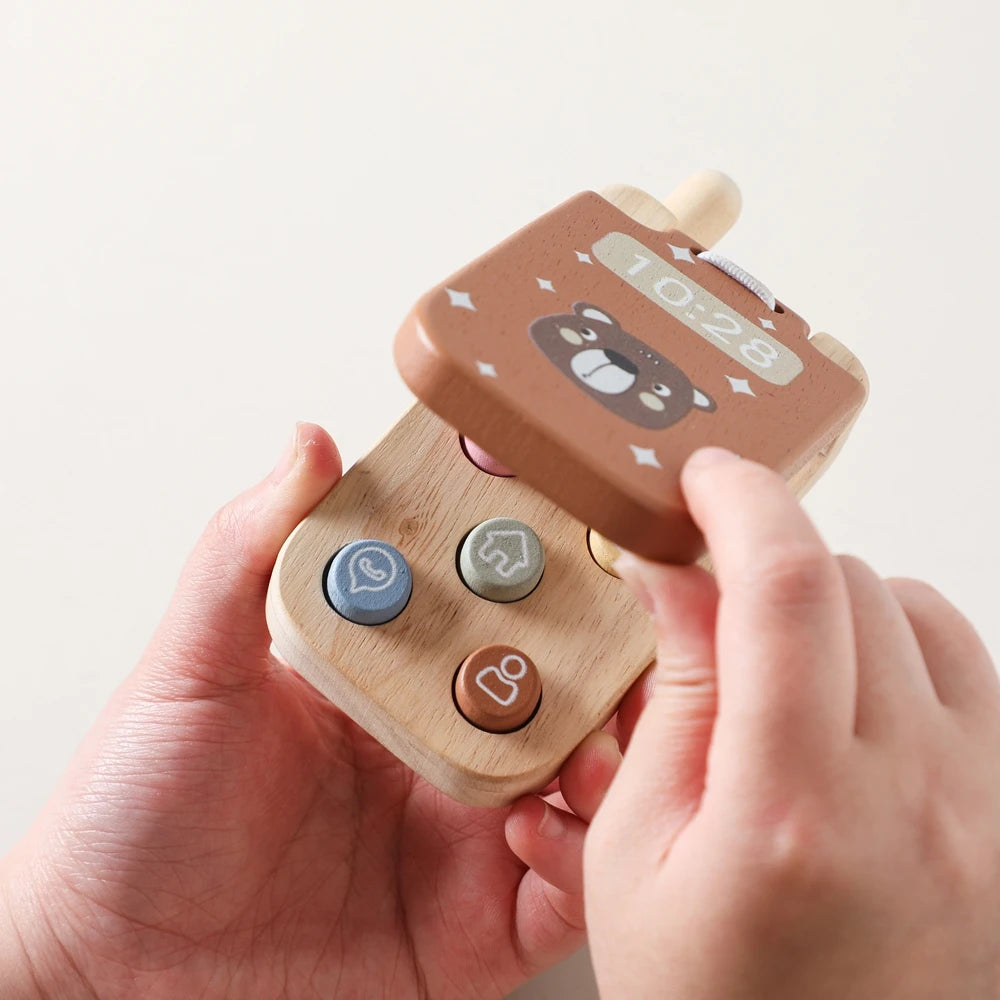 Telefone de Brinquedo Montessori