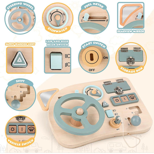 Placa Sensorial Infantil Montessori