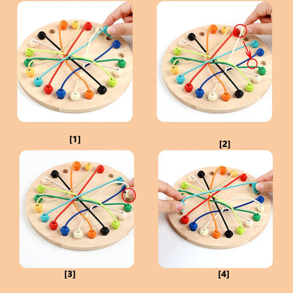 Jogo Sensorial Montessori de Cordas
