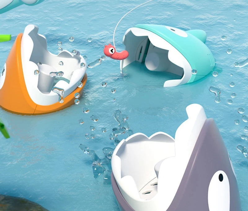 Brinquedo de Banho Interativo - Jogo de Pesca Magnético